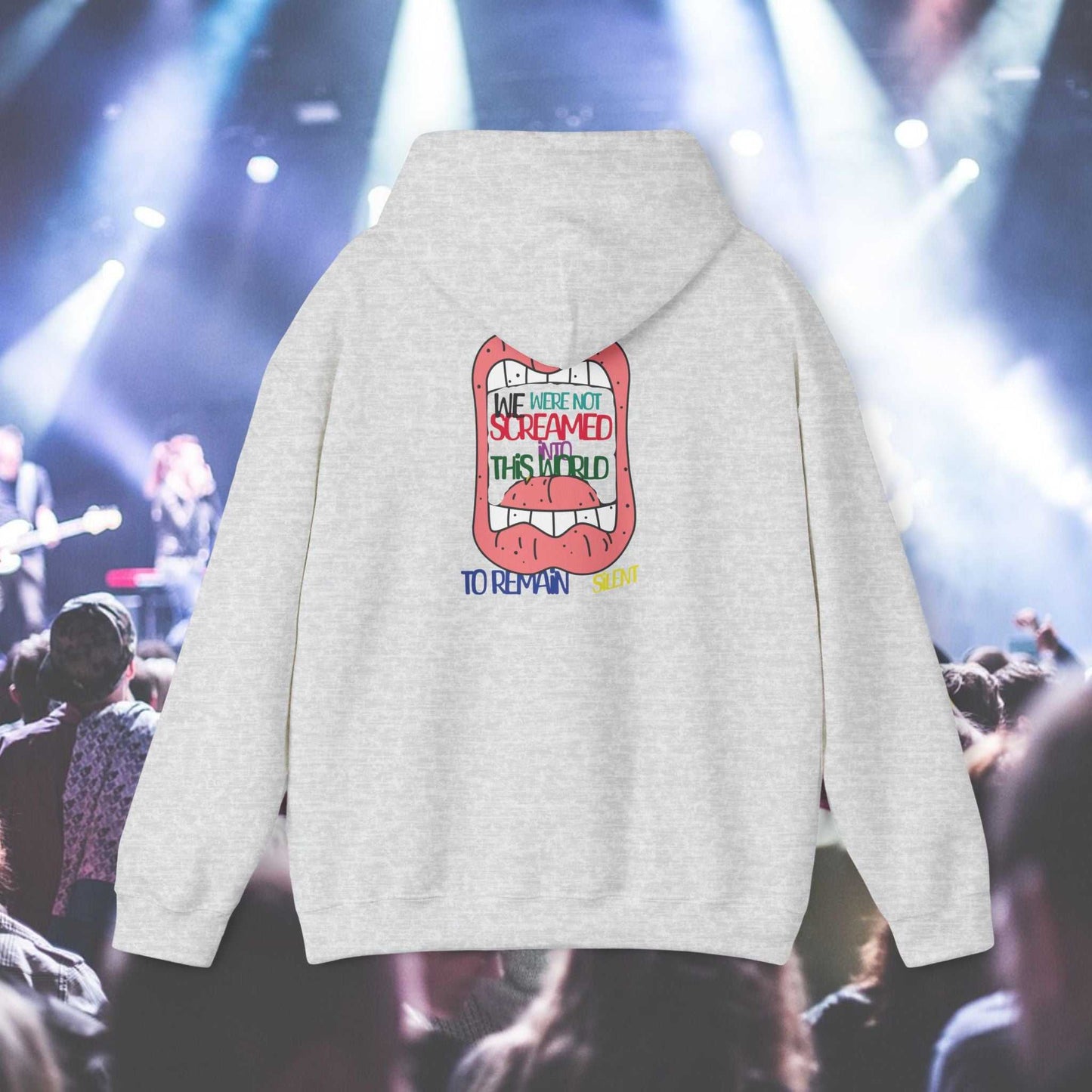 Speak Up!  'We were not screamed into this world to remain silent' Graphic Design Sweatshirt