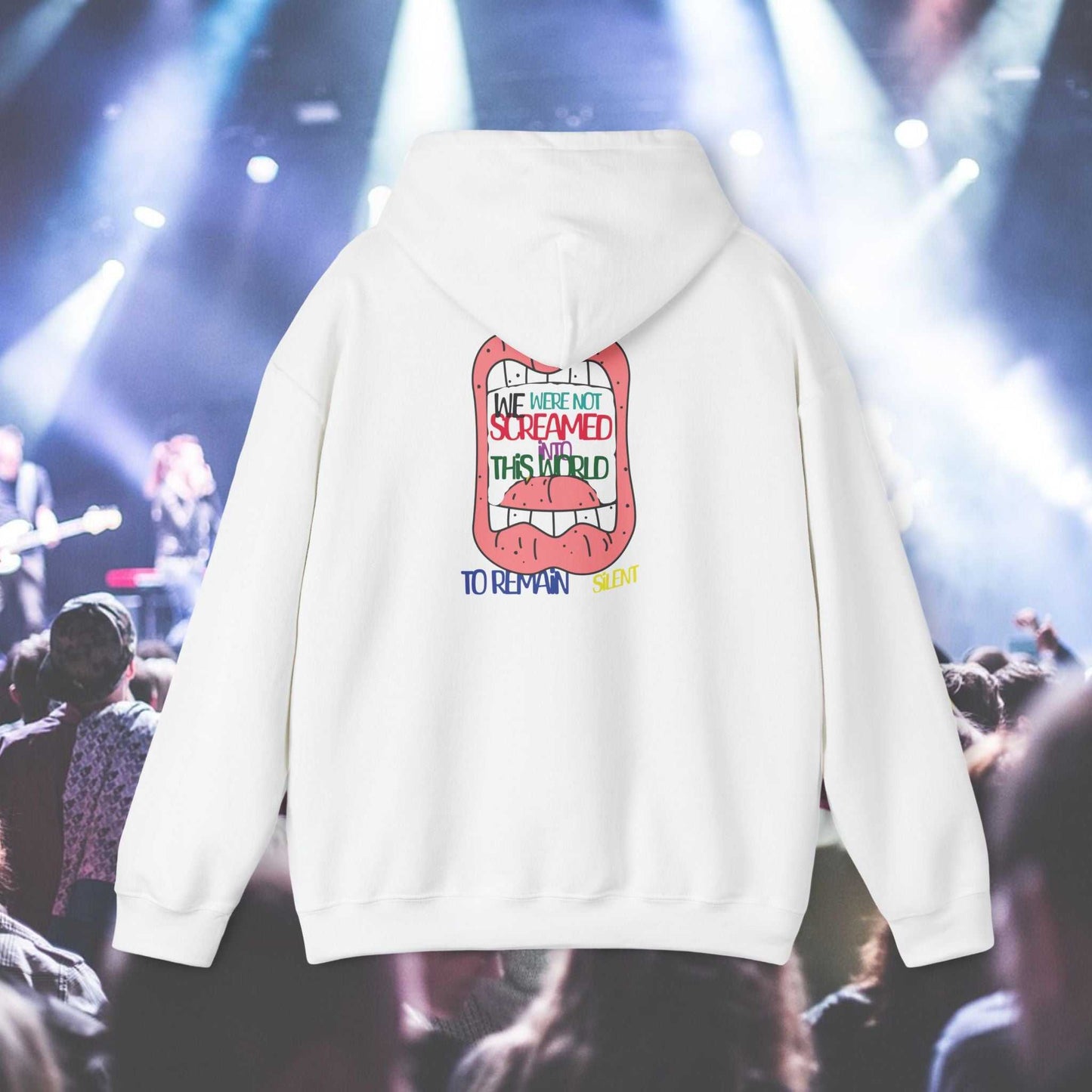 Speak Up!  'We were not screamed into this world to remain silent' Graphic Design Sweatshirt
