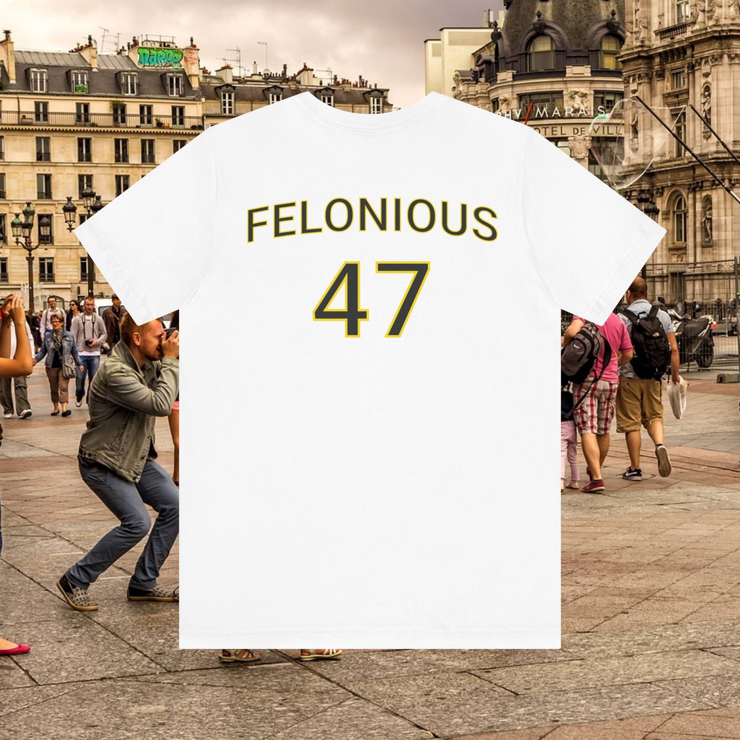 Protest 'Athlete style' Tee "Felonious #47" Unisex Jersey Short Sleeve Tee - Bold Streetwear Fashion
