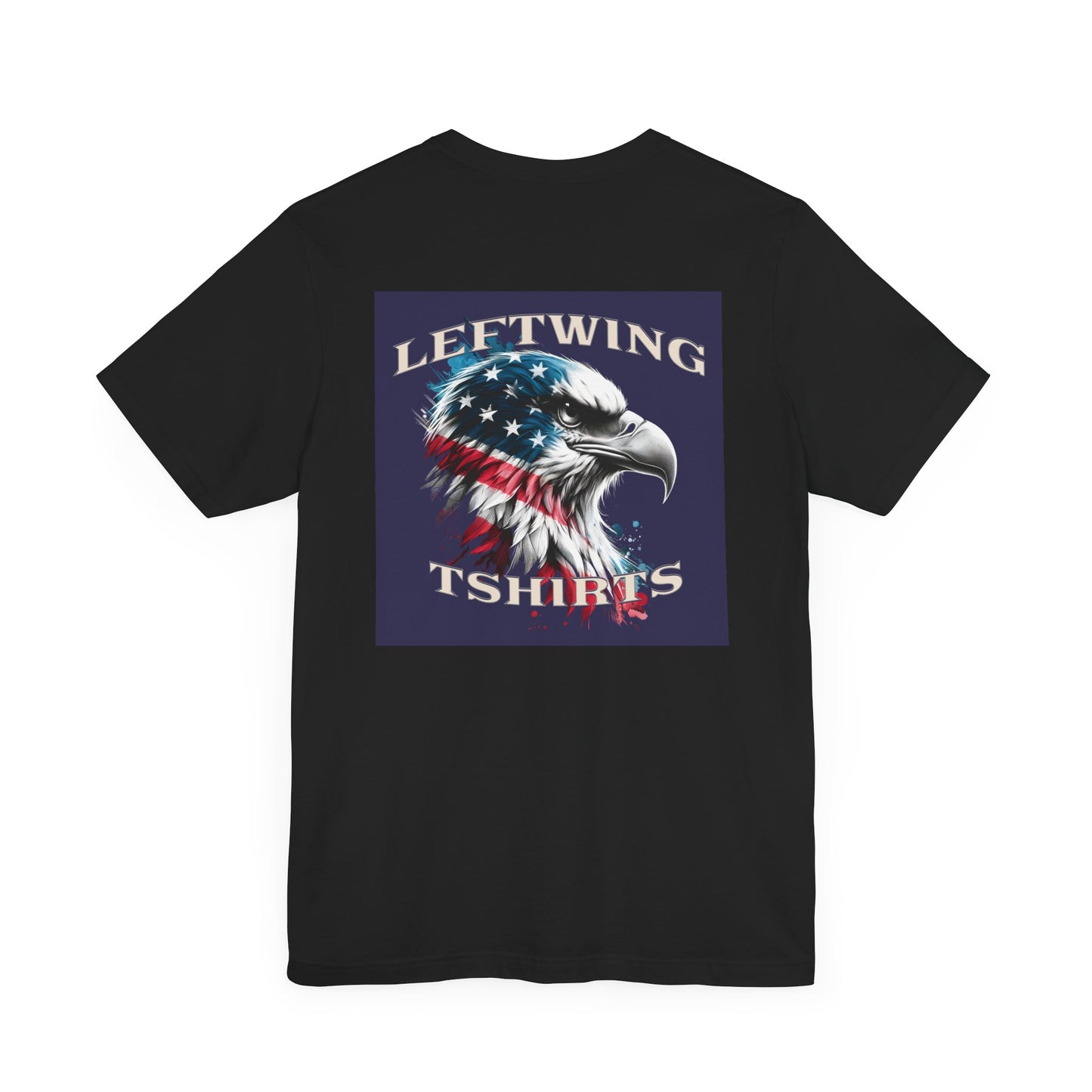Unisex LeftWing T-Shirt with Eagle's Head Graphic Tee