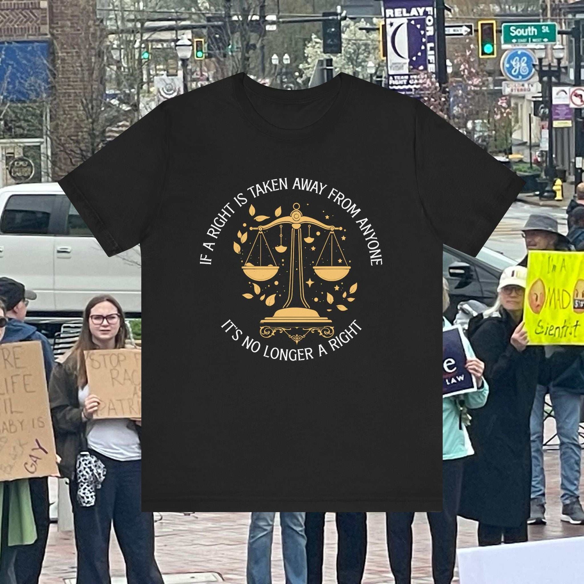 Civil Rights If any right can be taken away, it wasn't a right black tee