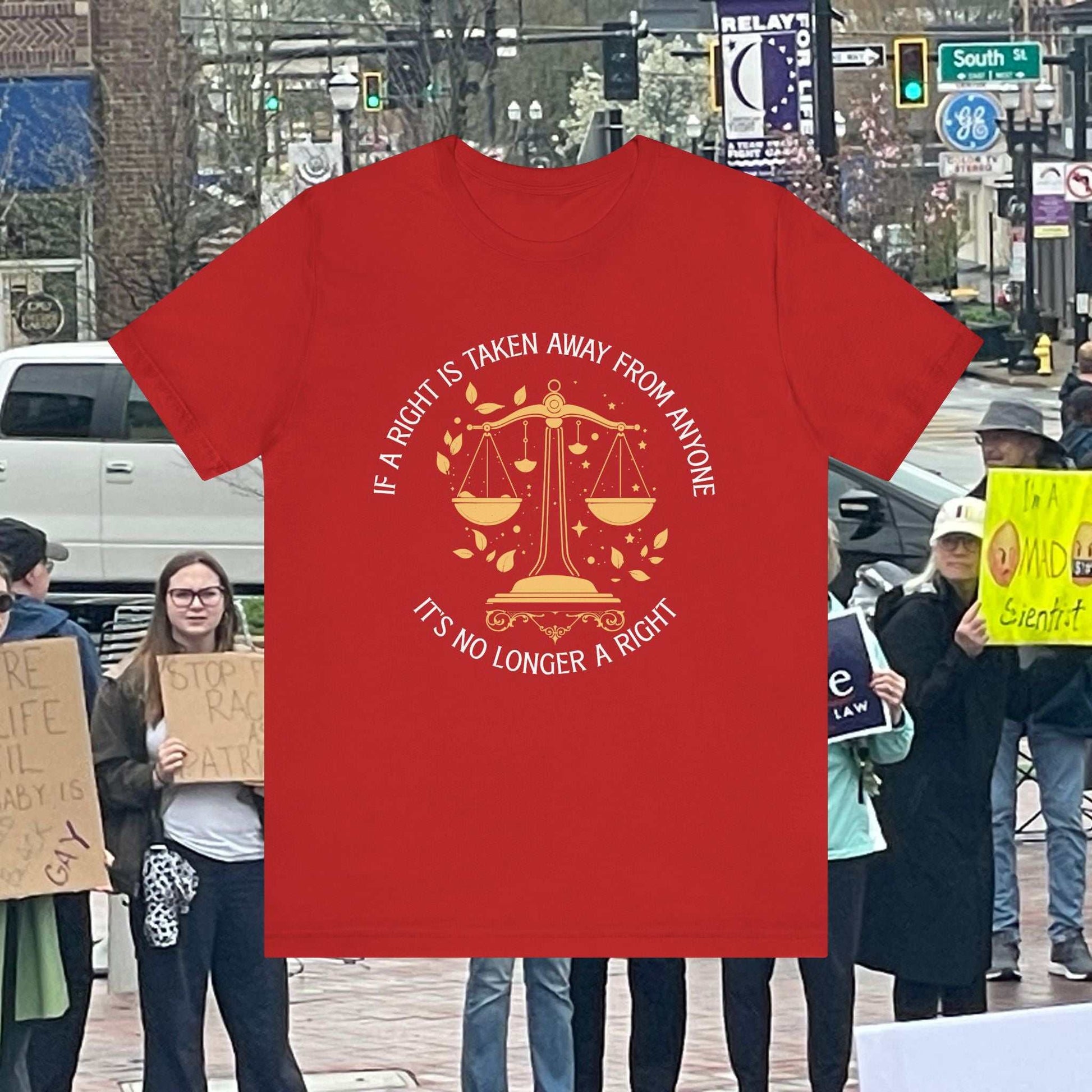 Civil Rights If any right can be taken away, it wasn't a right red tee