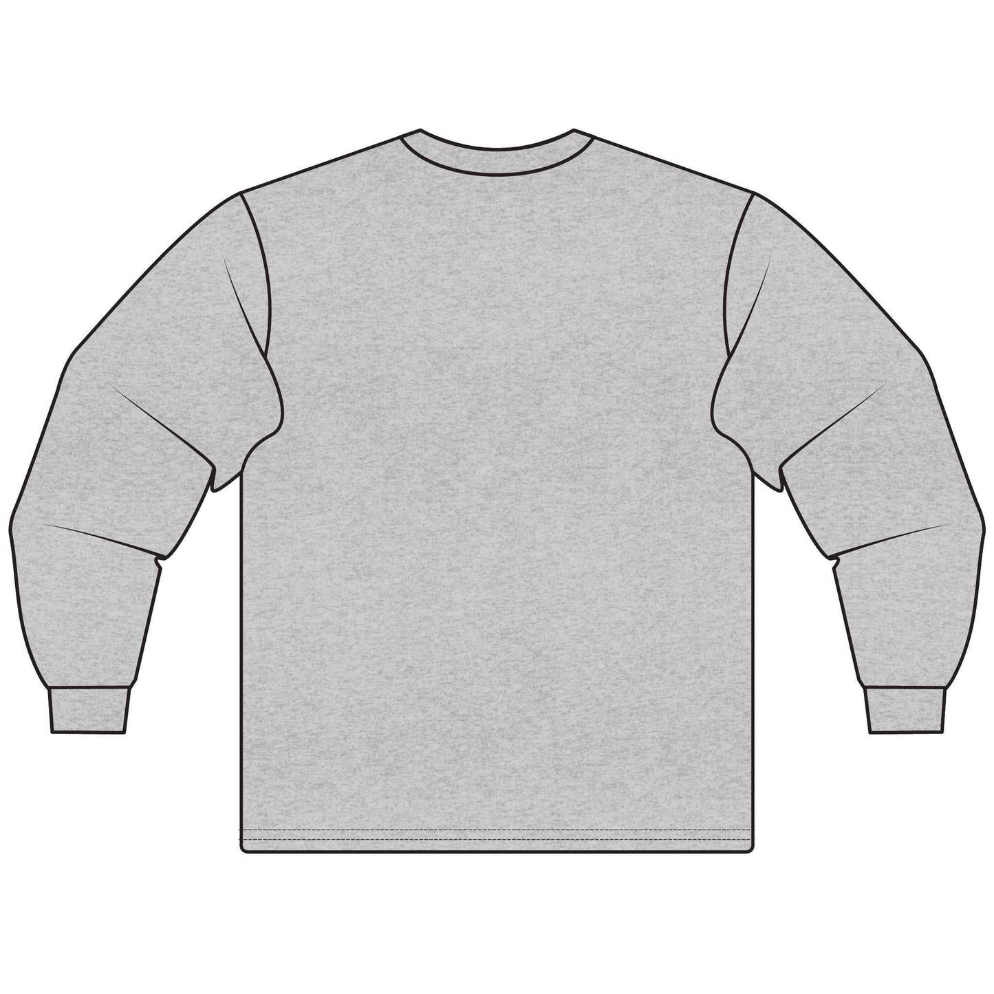 Antifascist with Club Chasing Swastika, Unisex Long Sleeve T-Shirt