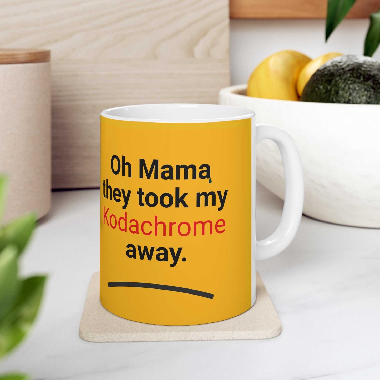 "Oh Mama they took my Kodachrome away"