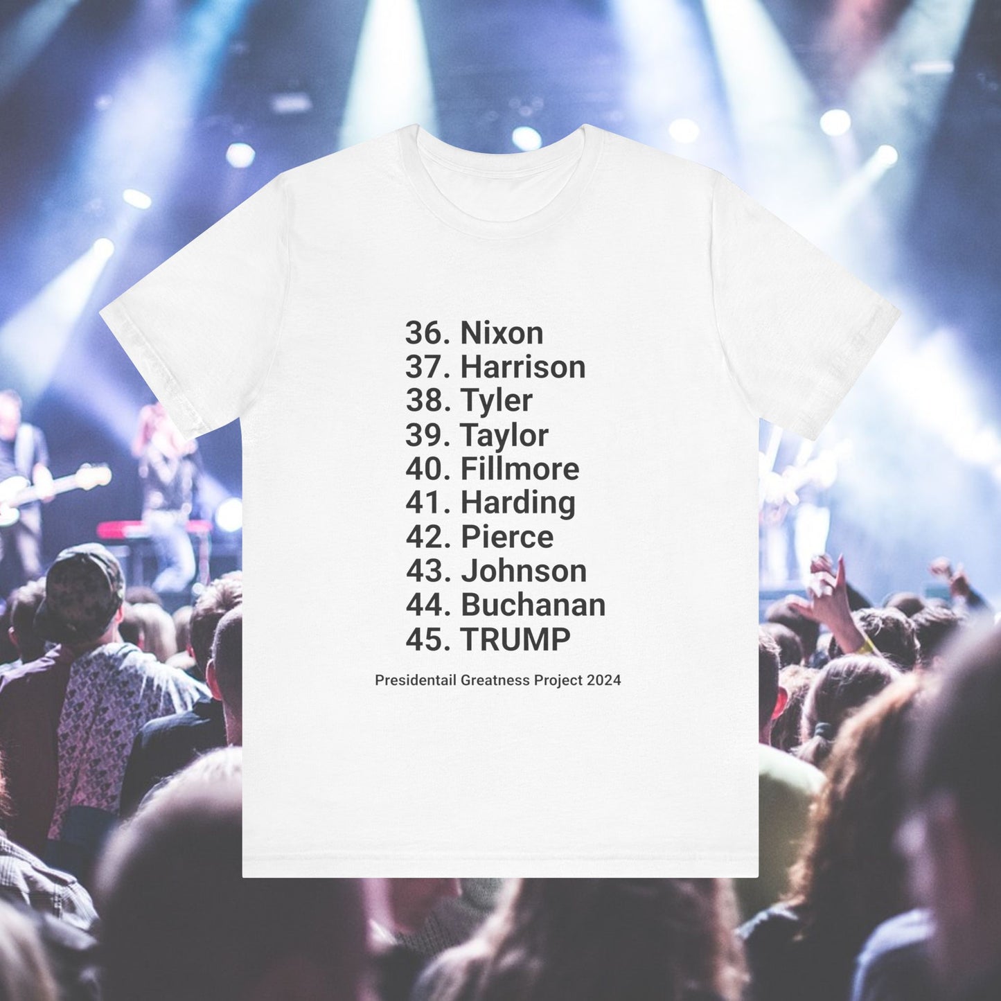 Worst Presidents List from Nixon to Trump Tee