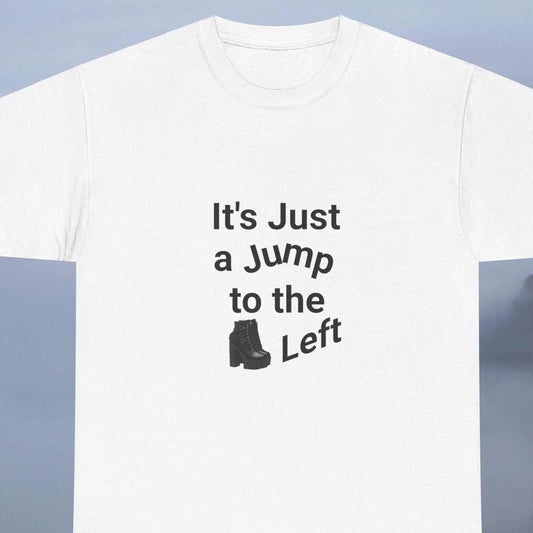 let's do the time warp again Tee in white
