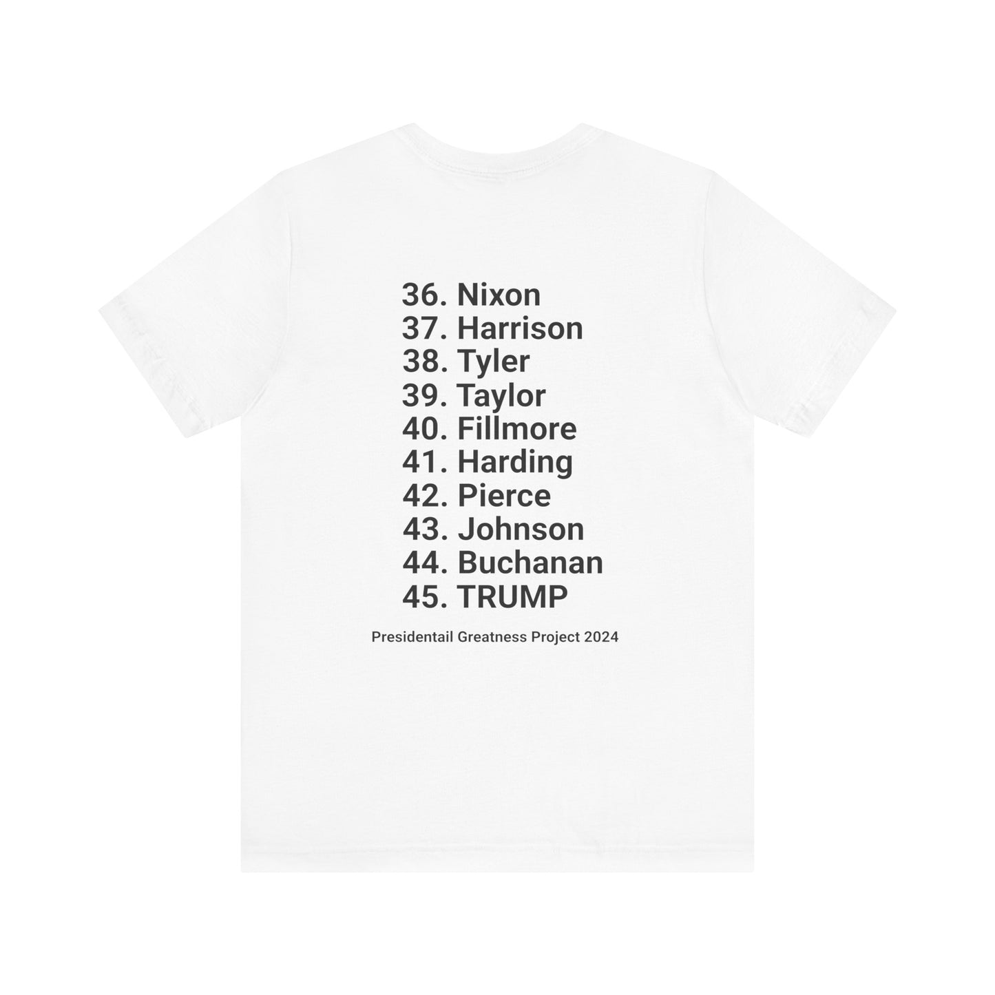 Worst Presidents List from Nixon to Trump Tee