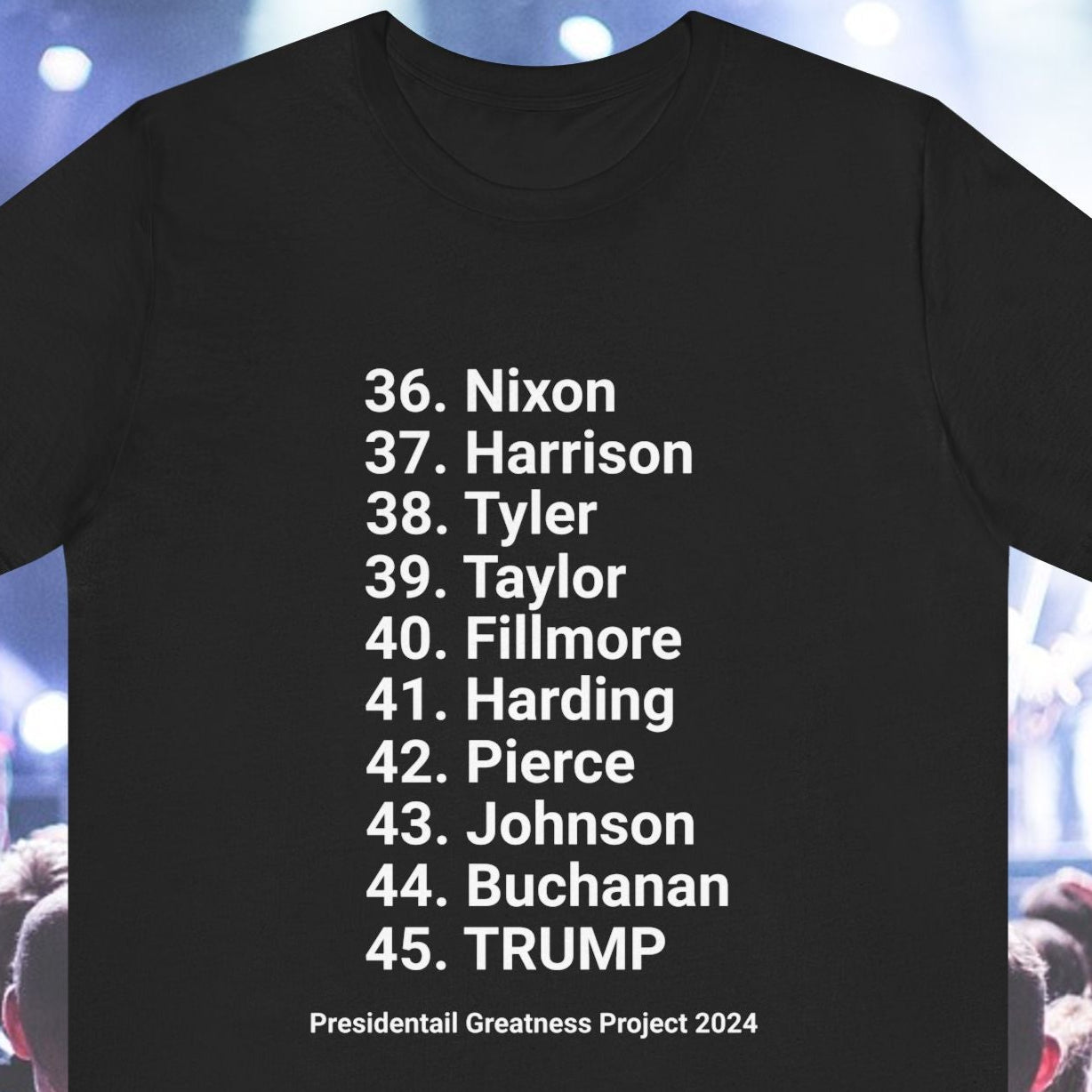 Worst Presidents List from Nixon to Trump Tee