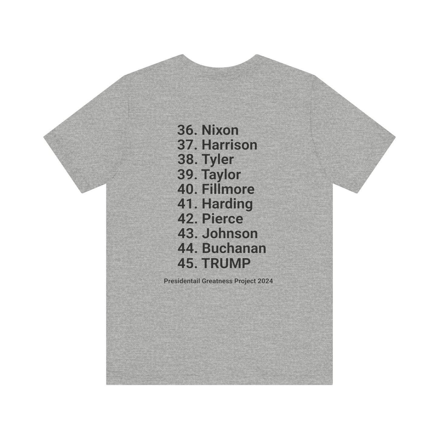 Worst Presidents List from Nixon to Trump Tee