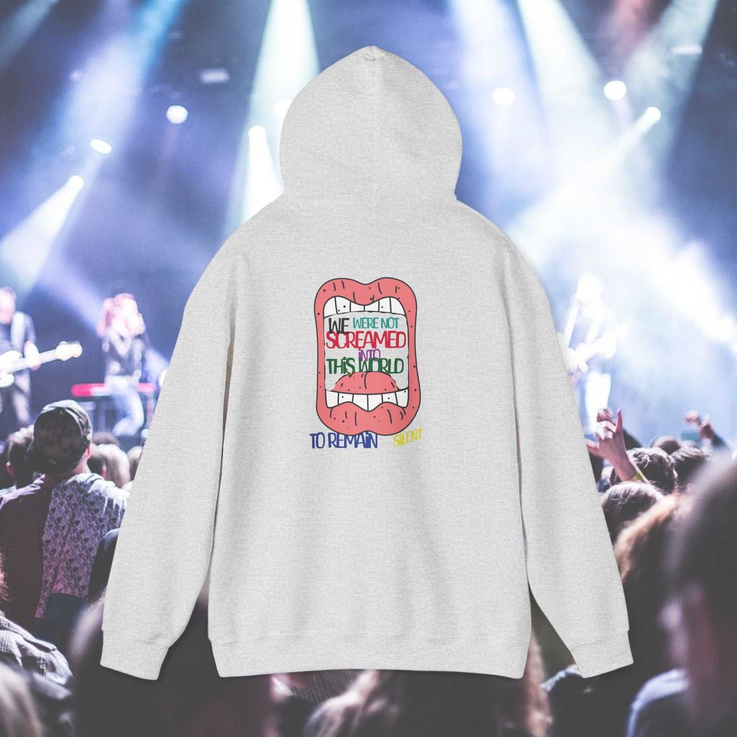 Speak Up!  'We were not screamed into this world to remain silent' Graphic Design Sweatshirt