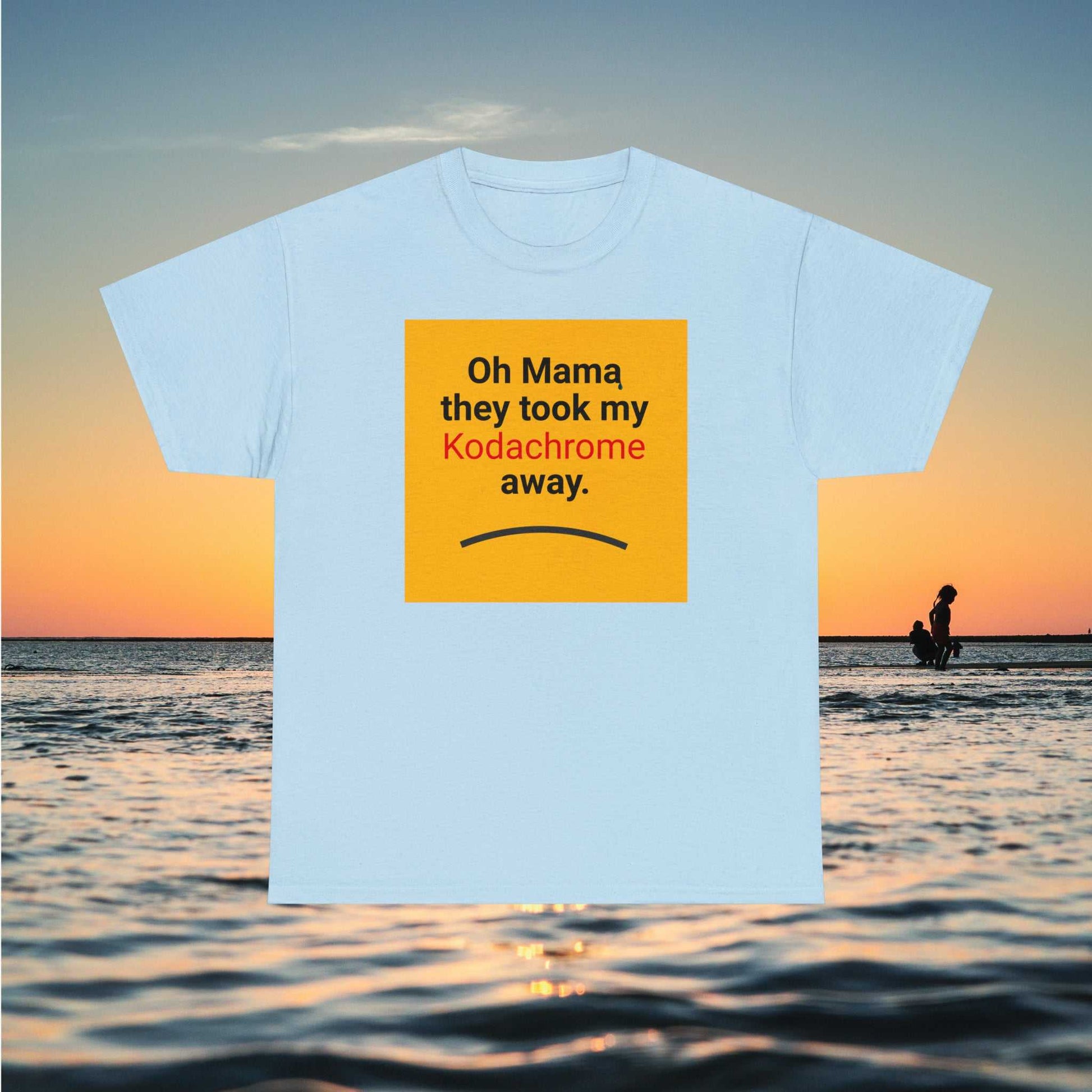 "Oh Mama they took my Kodachrome away."