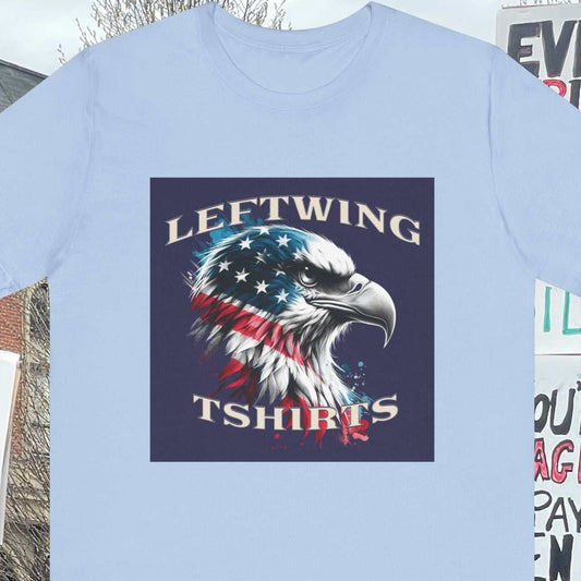 LeftWing Tshirt with Eagle's Head graphic