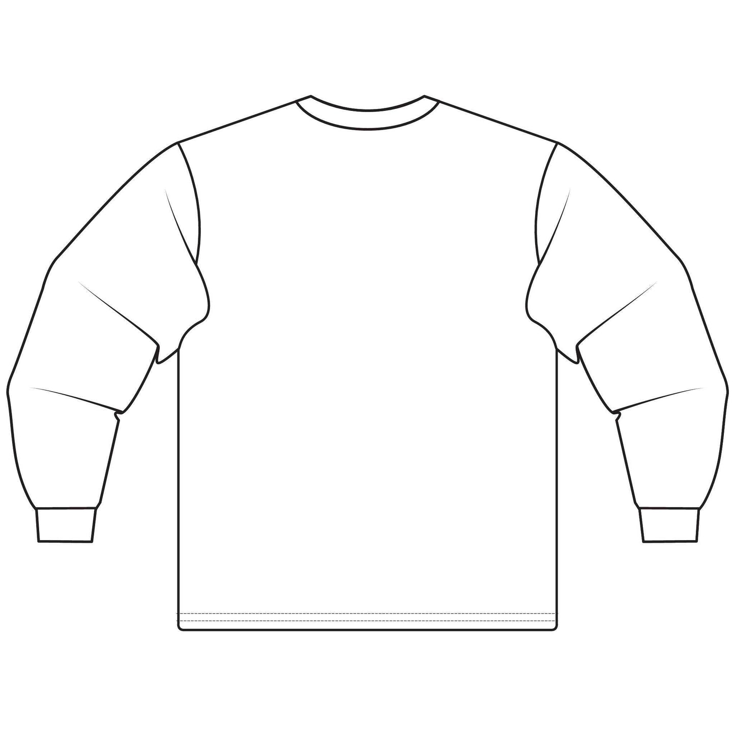 Antifascist with Club Chasing Swastika, Unisex Long Sleeve T-Shirt