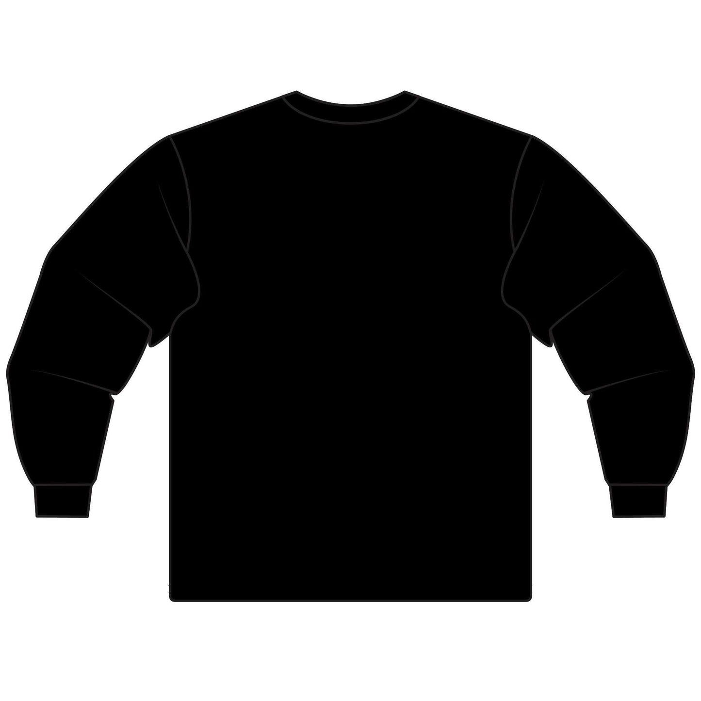 Antifascist with Club Chasing Swastika, Unisex Long Sleeve T-Shirt