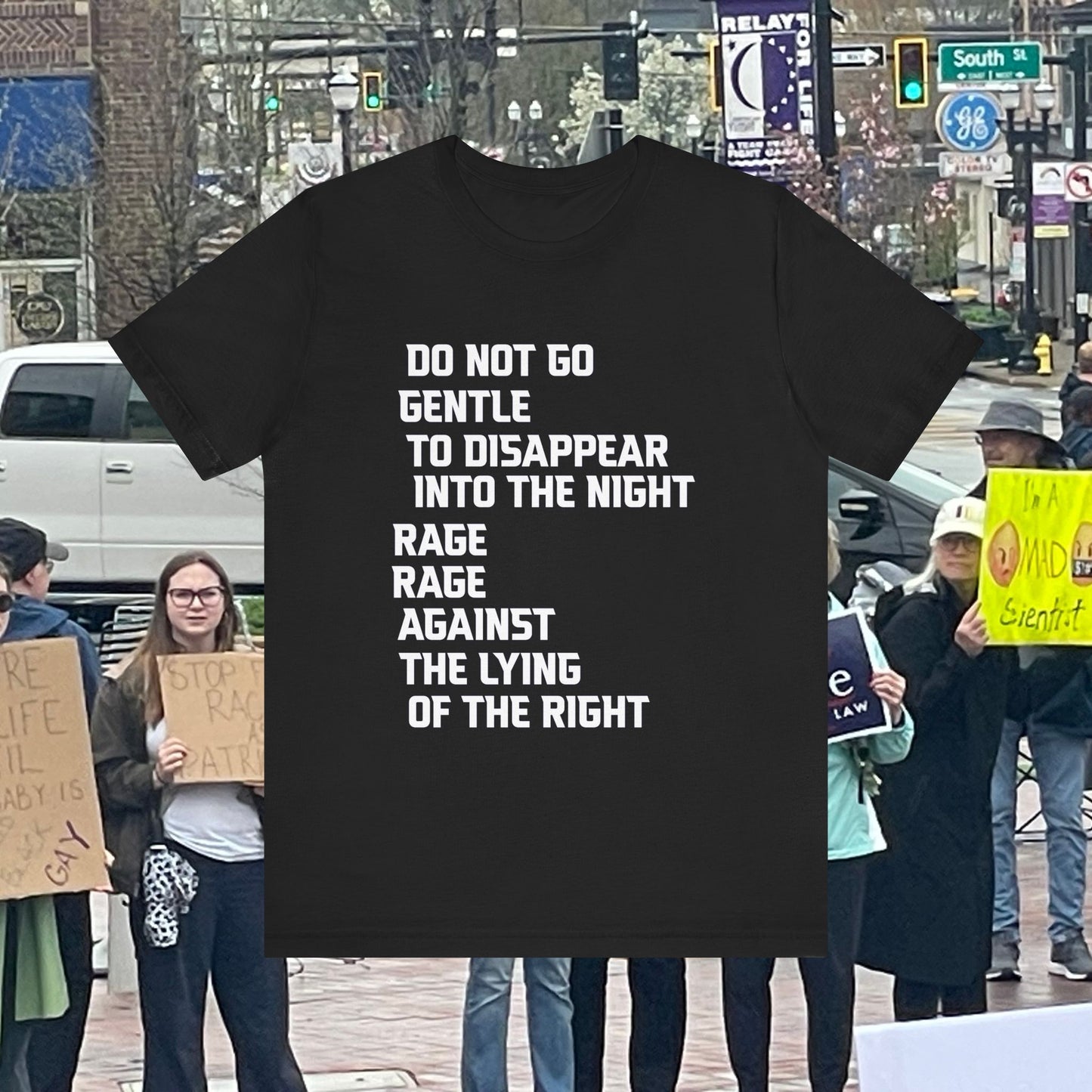 Rage Against the Lying Unisex Jersey Tee