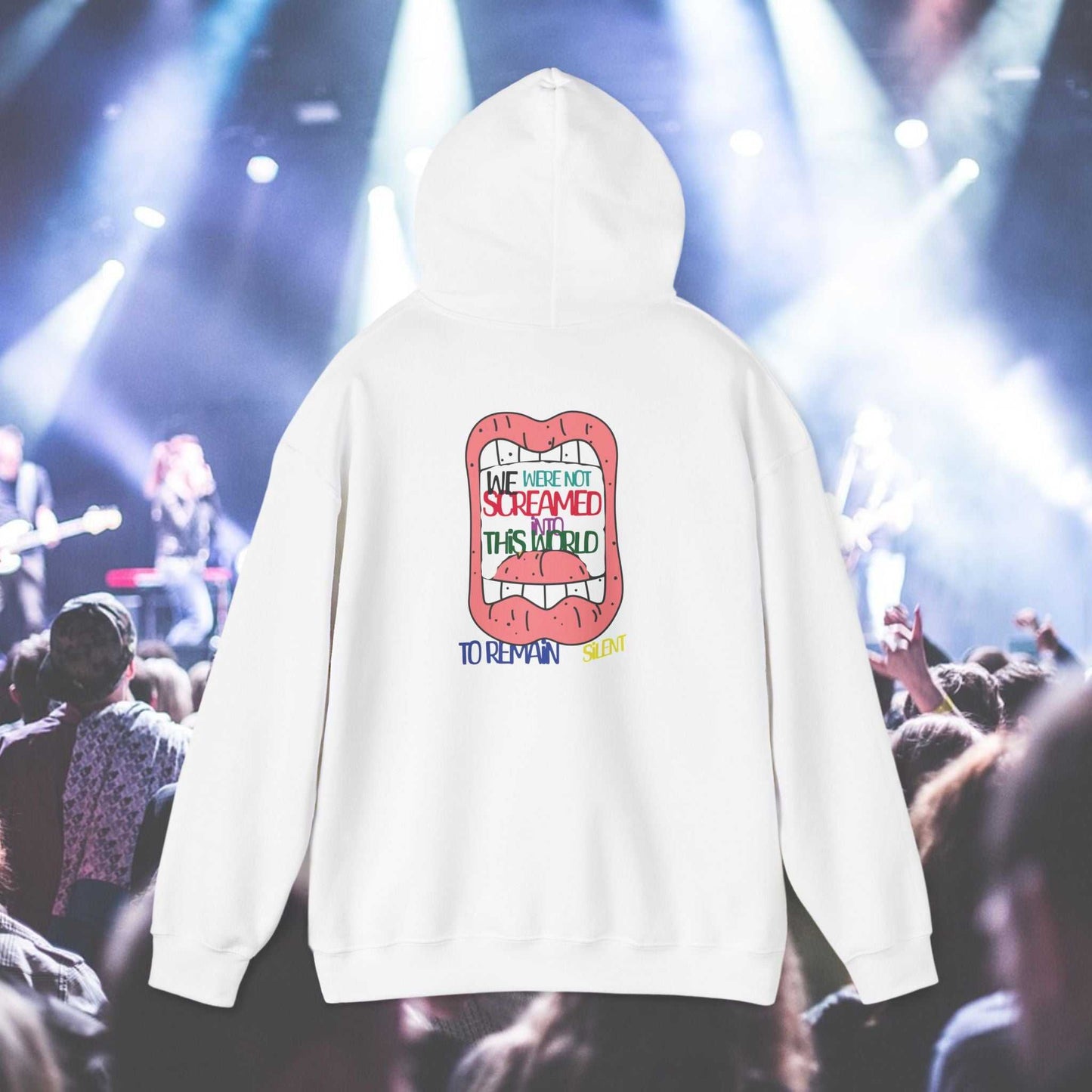 Speak Up!  'We were not screamed into this world to remain silent' Graphic Design Sweatshirt