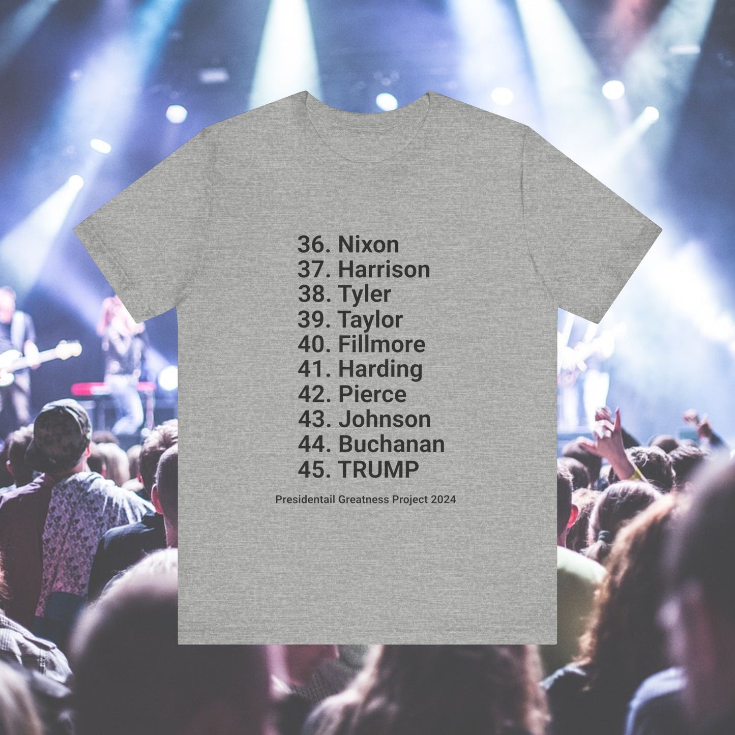 Worst Presidents List from Nixon to Trump Tee