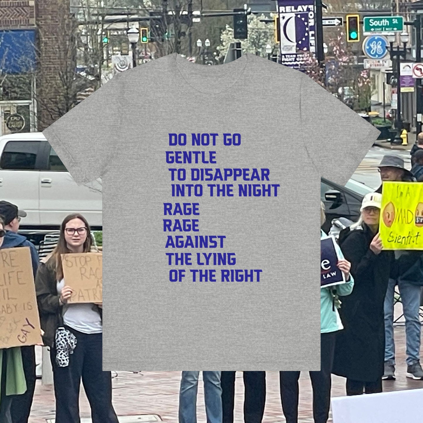Rage Against the Lying Unisex Jersey Tee