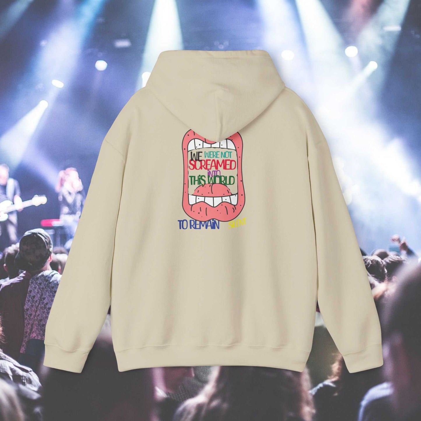 Speak Up!  'We were not screamed into this world to remain silent' Graphic Design Sweatshirt