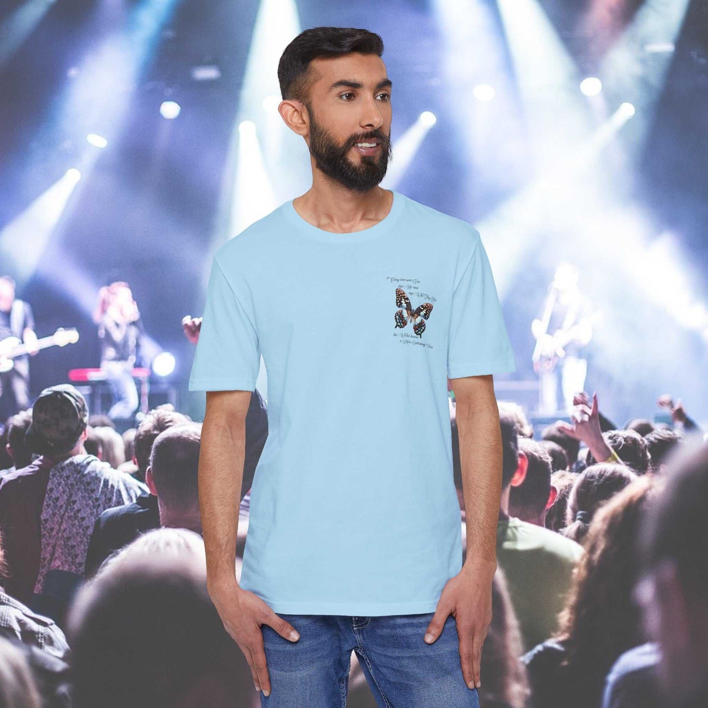 Butterfly Evolution Unisex Eco-Conscious District® Re-Tee®
