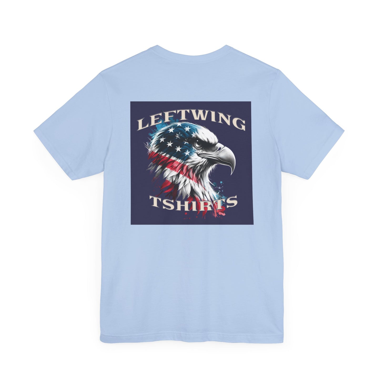 Unisex LeftWing T-Shirt with Eagle's Head Graphic Tee