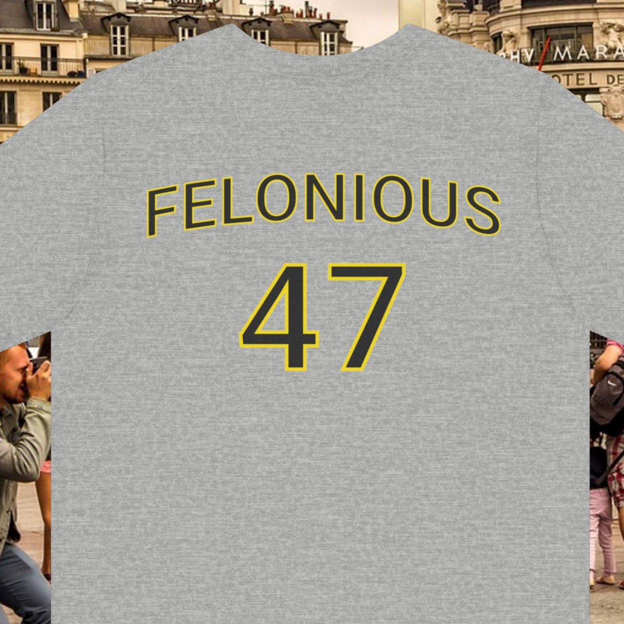 Protest 'Athlete style' Tee "Felonious #47" Unisex Jersey Short Sleeve Tee - Bold Streetwear Fashion