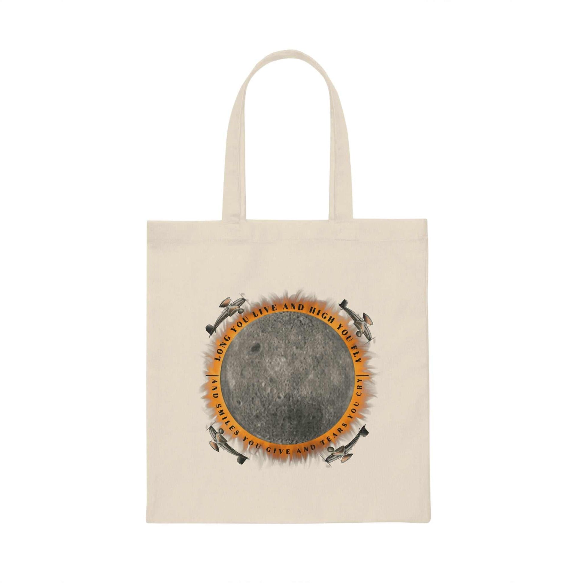 Dark Side of the Moon Canvas Tote