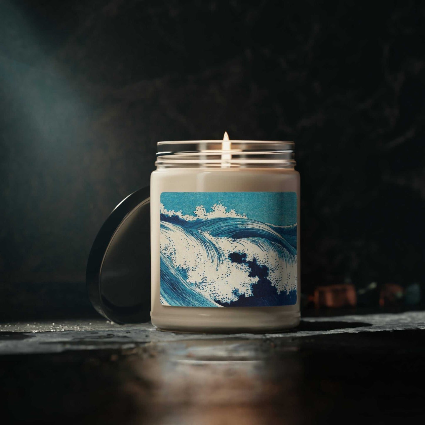 Scented Soy Candle "Sea Salt and Orchid"