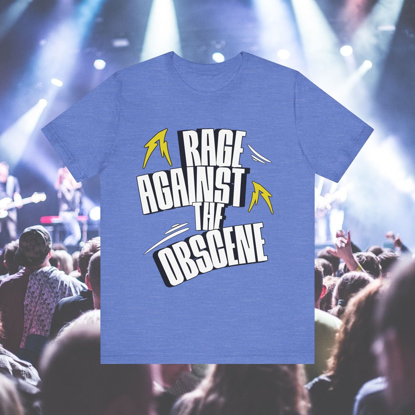 Protest Tee "Rage Against The Obscene"