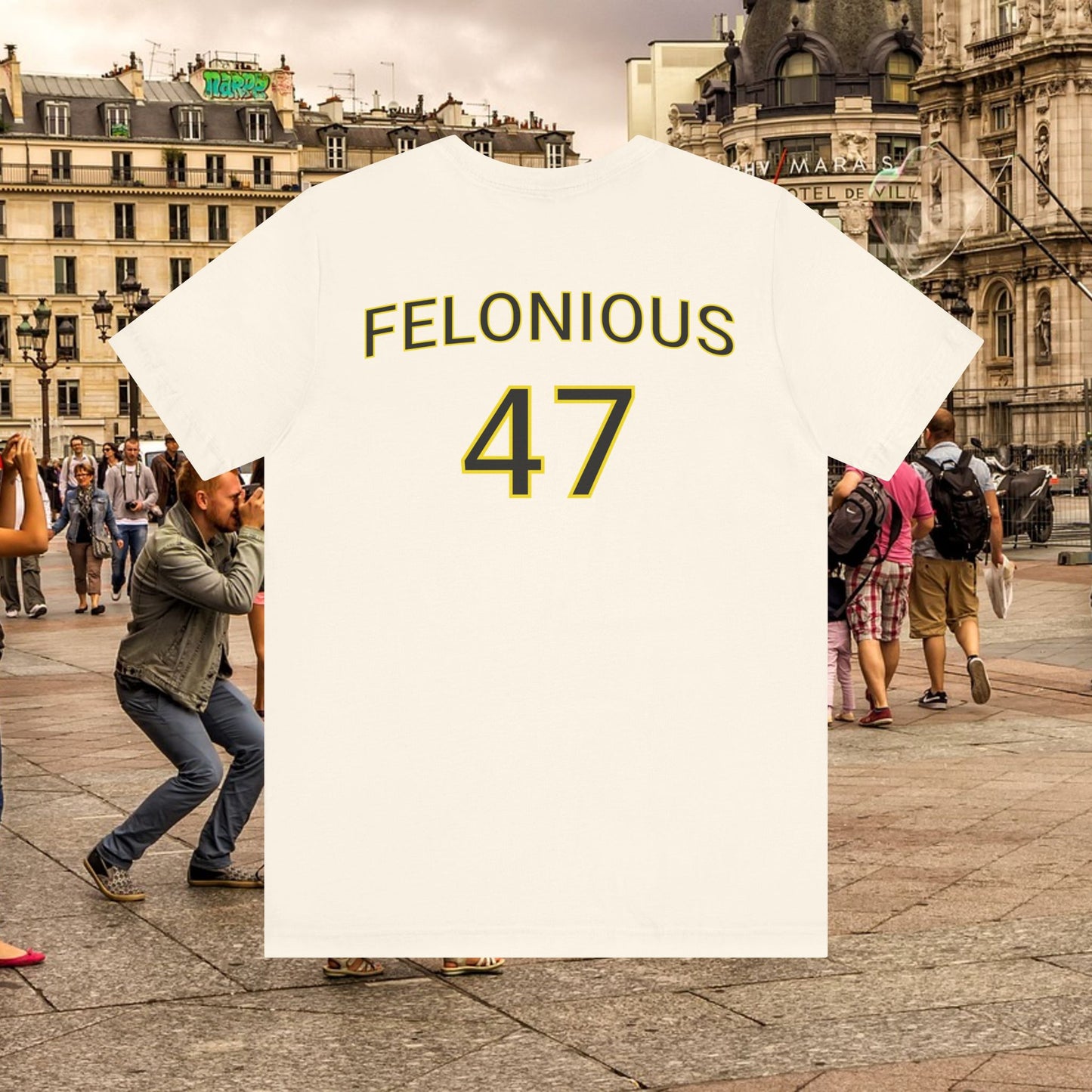 Protest 'Athlete style' Tee "Felonious #47" Unisex Jersey Short Sleeve Tee - Bold Streetwear Fashion