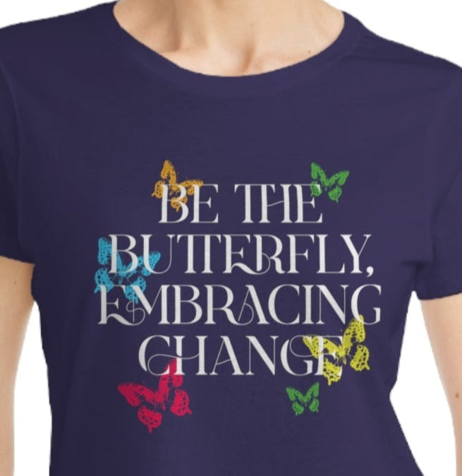"Butterfly Embracing Change" Econscious Organic Women's Classic T-Shirt